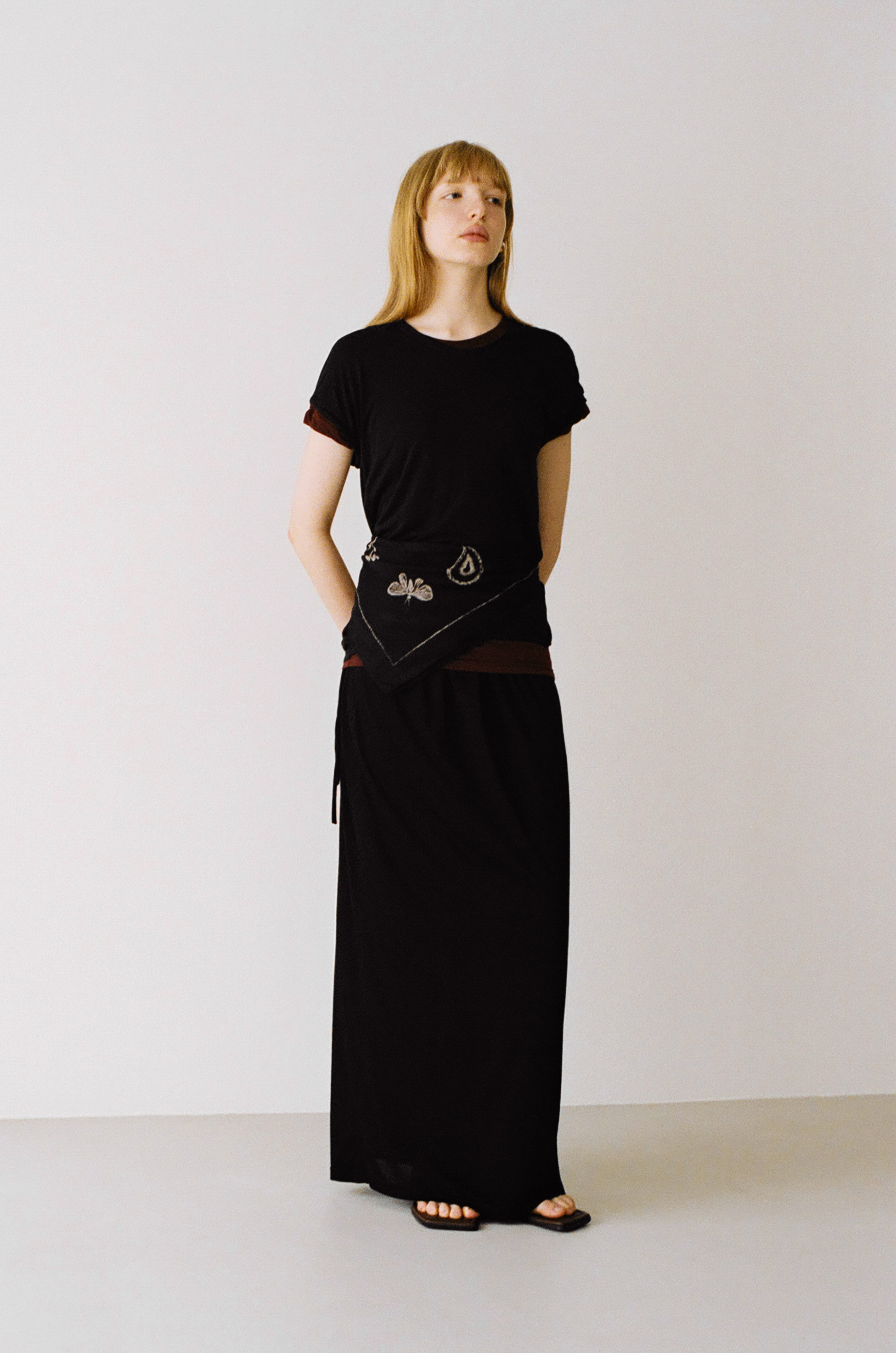 STUDIO DOE/スタジオドー＞V Flats／BLACK／38