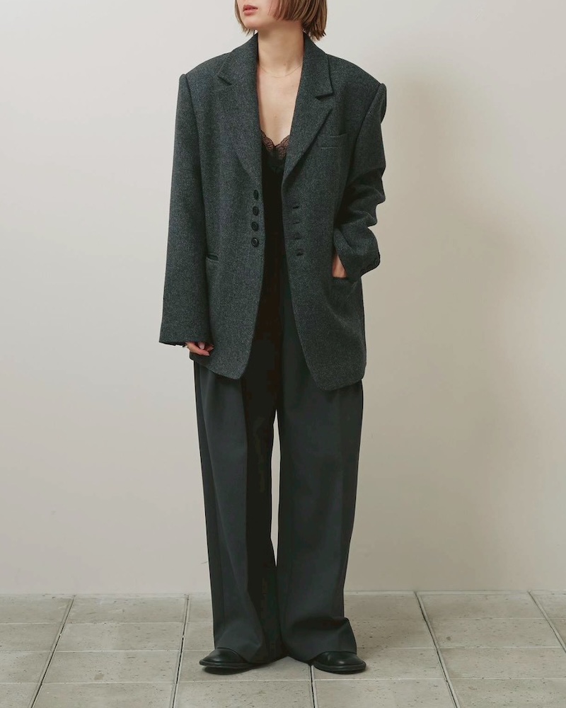 Wool100% Over Jacket | Studio Doe