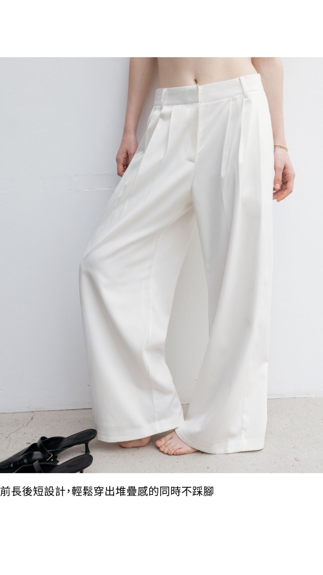 Studio Doe Three-tuck Wide Pants 茶色 Studio Doe - Three-tuck Wide Pants | Studio Doe