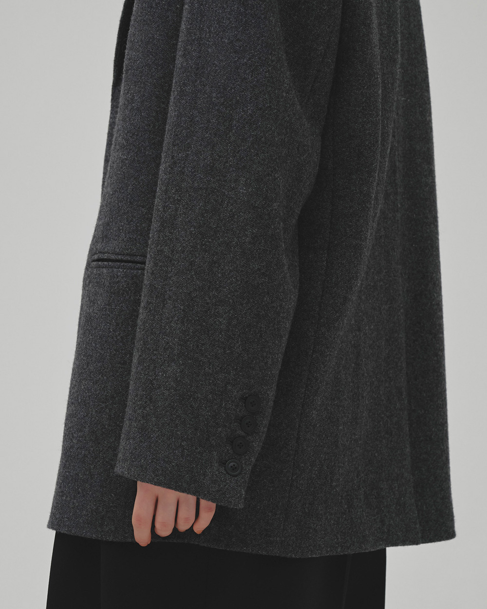 Wool100% Over Jacket | Studio Doe