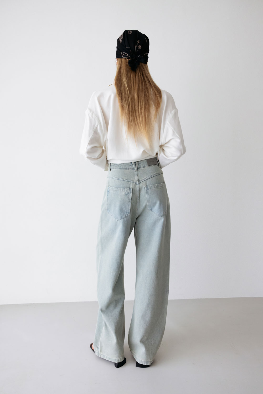 ★Studio Doe Washed Baggy Jeans ジーパン/送料込 org.jpg