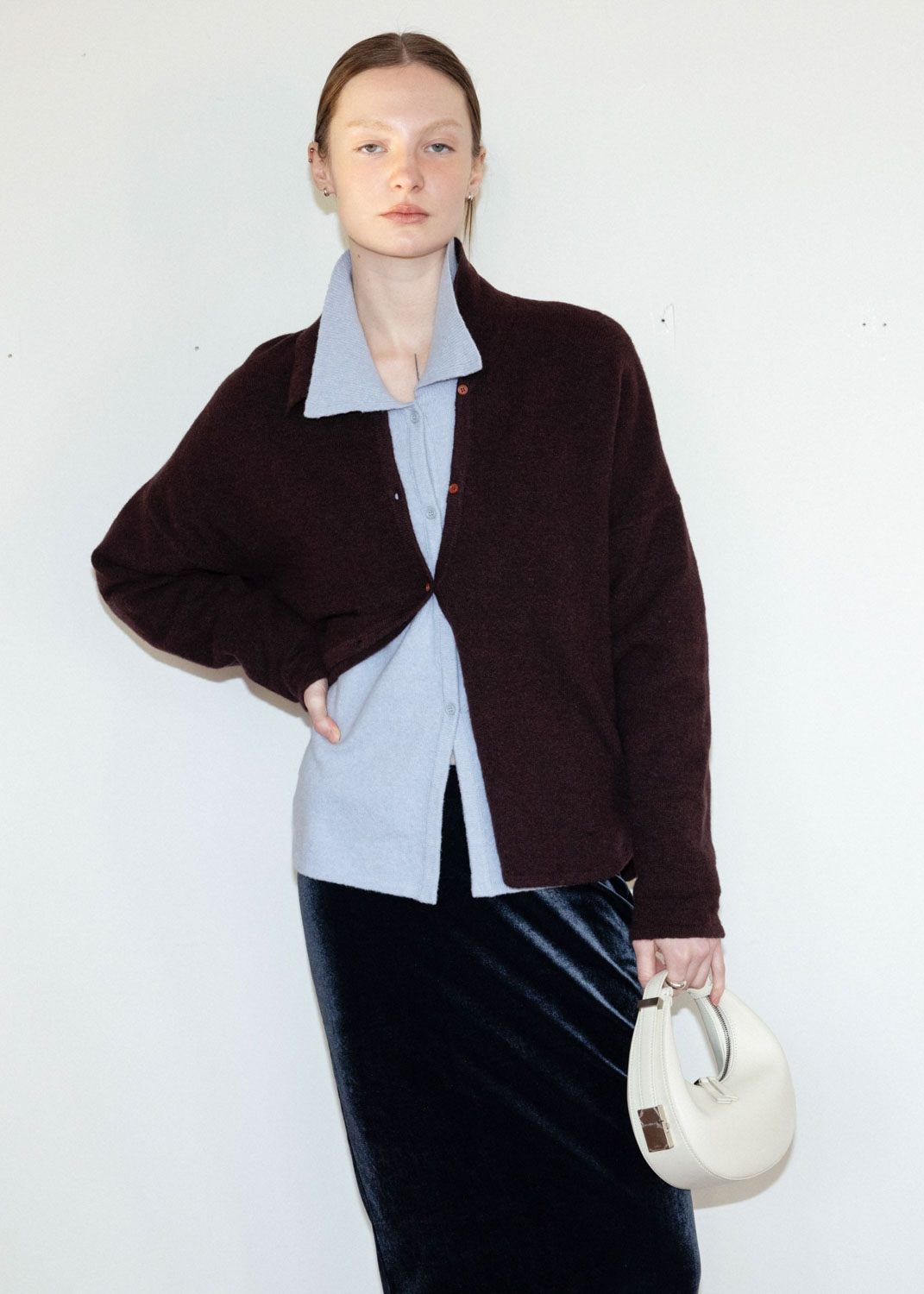 Premium 海島棉針織襯衫外套| Studio Doe