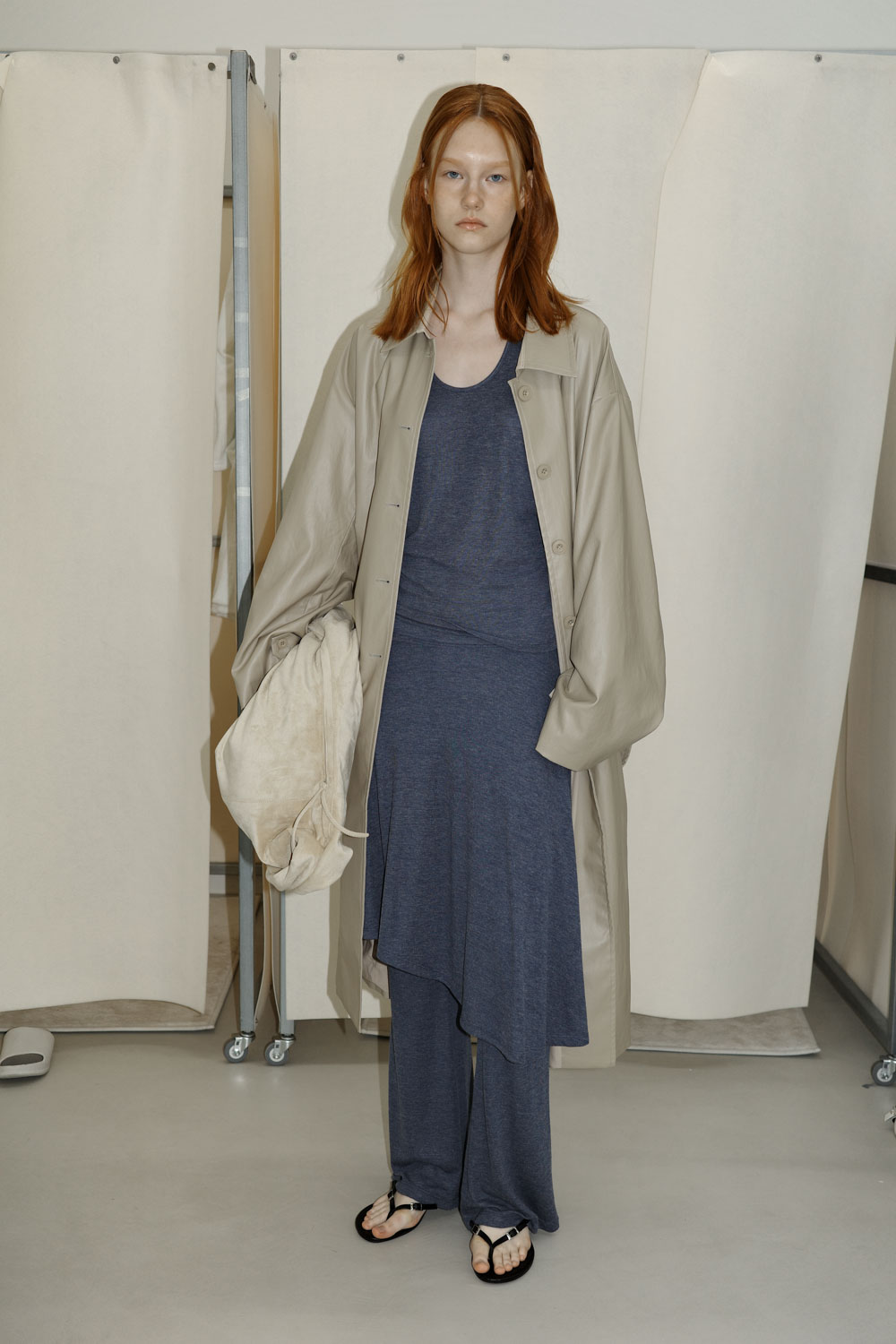 Washable Faux Leather Lightweight Trench Coat | Studio Doe