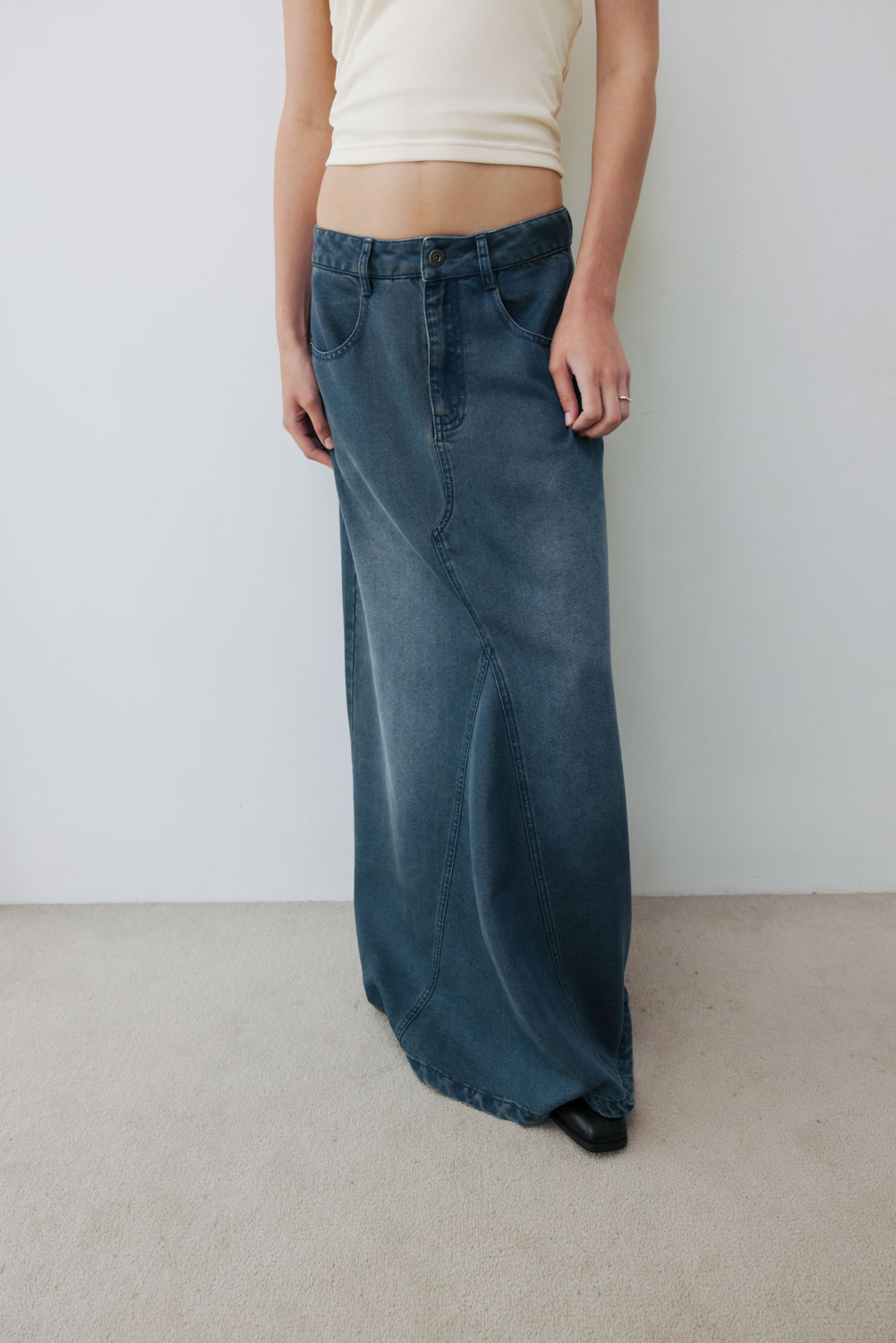 A-line Denim Skirt | Studio Doe