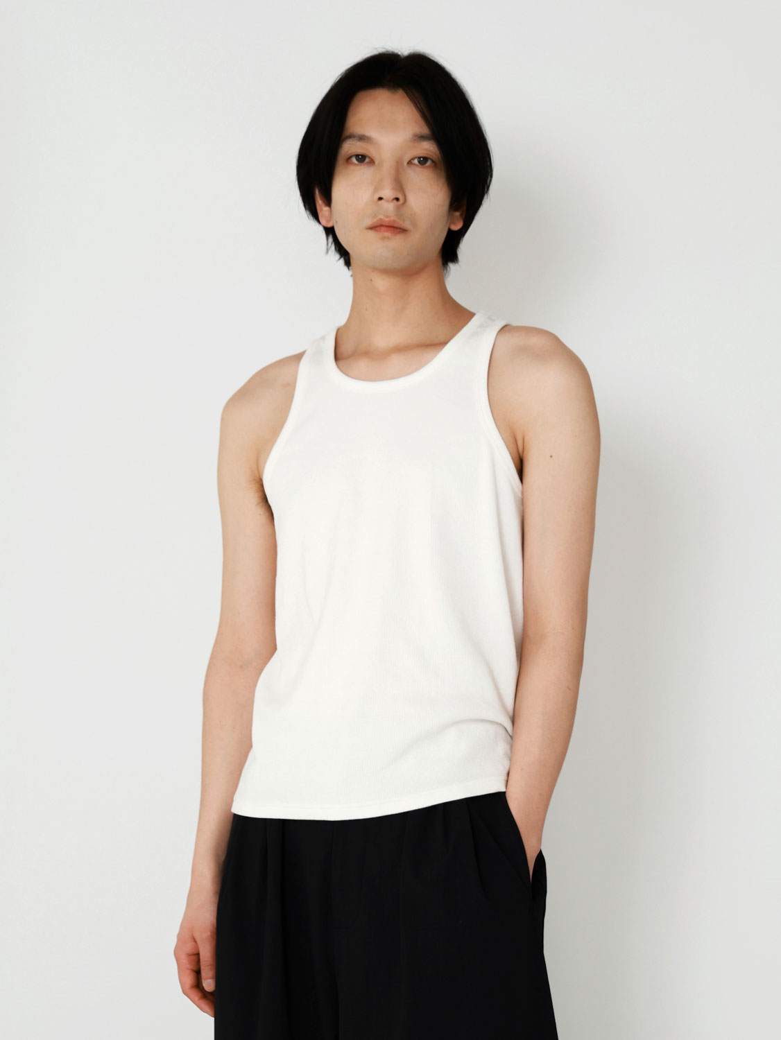 Studio Doe Reversible Knitted Breasted Tank Top（タンク