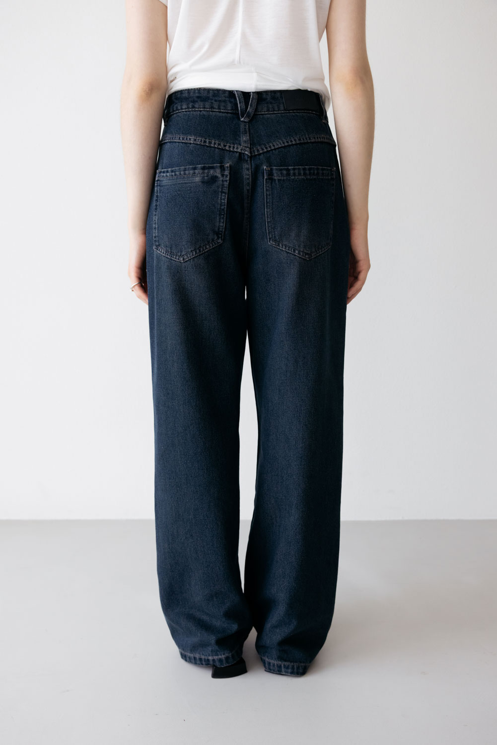 洗舊低襠Baggy Jeans | Studio Doe