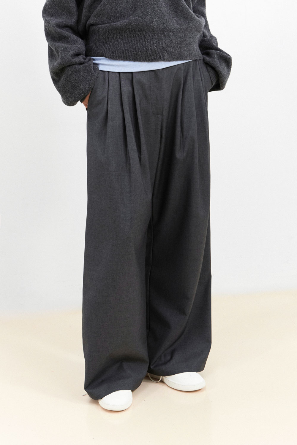 Three-tuck Wide Pants 4.0 | Studio Doe