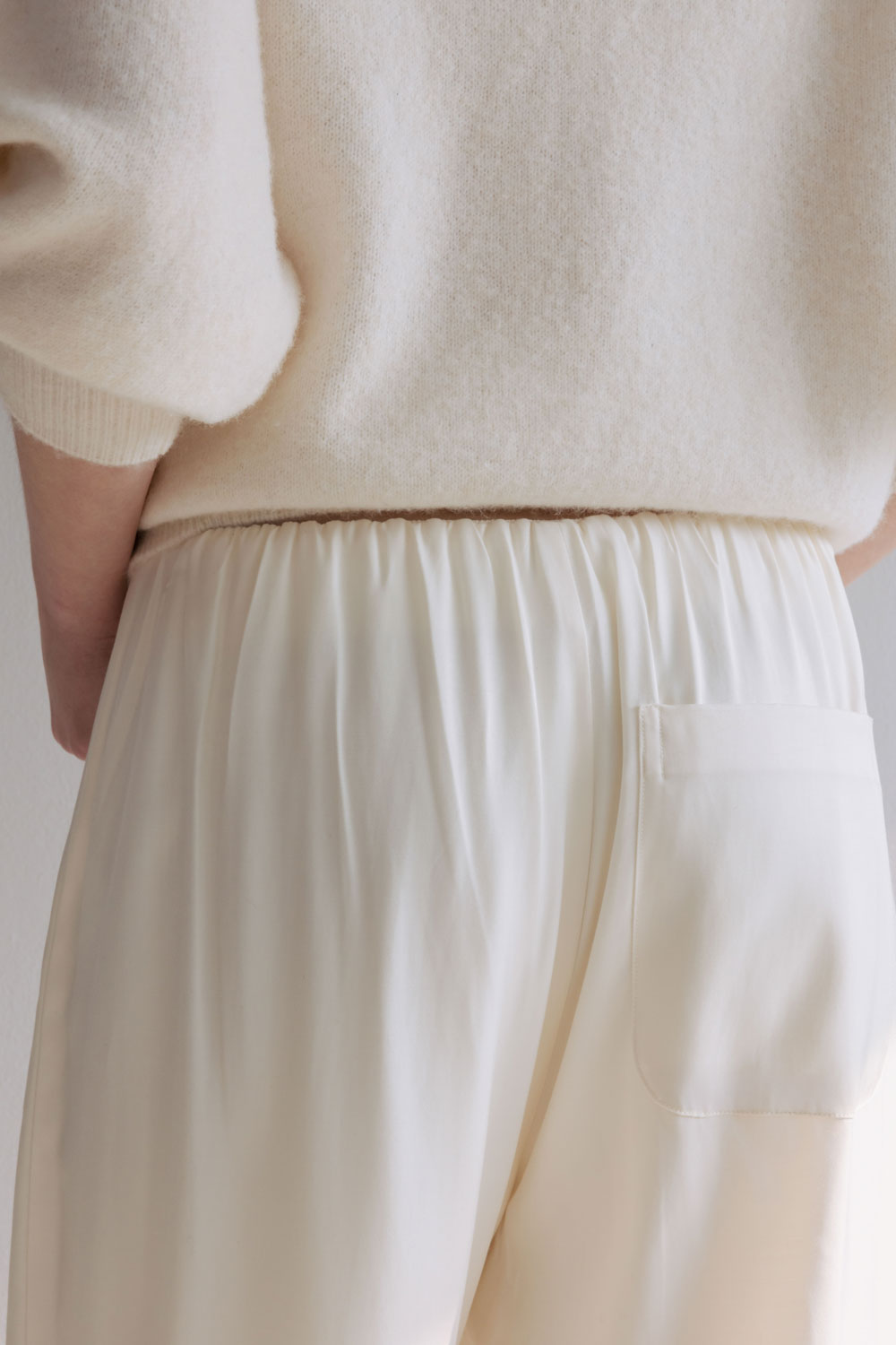 Matt Satin Easy Pants | Studio Doe
