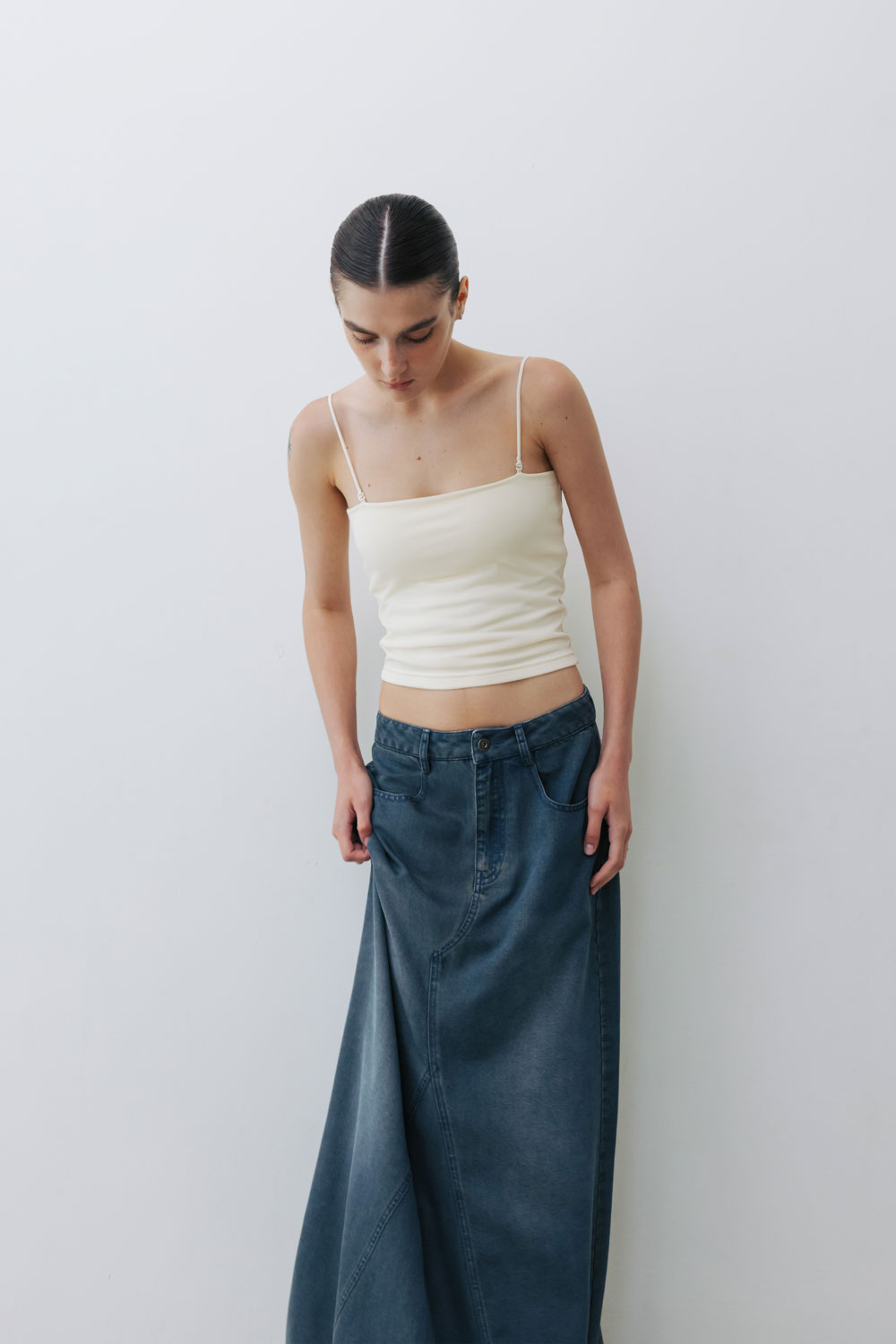A-line Denim Skirt | Studio Doe