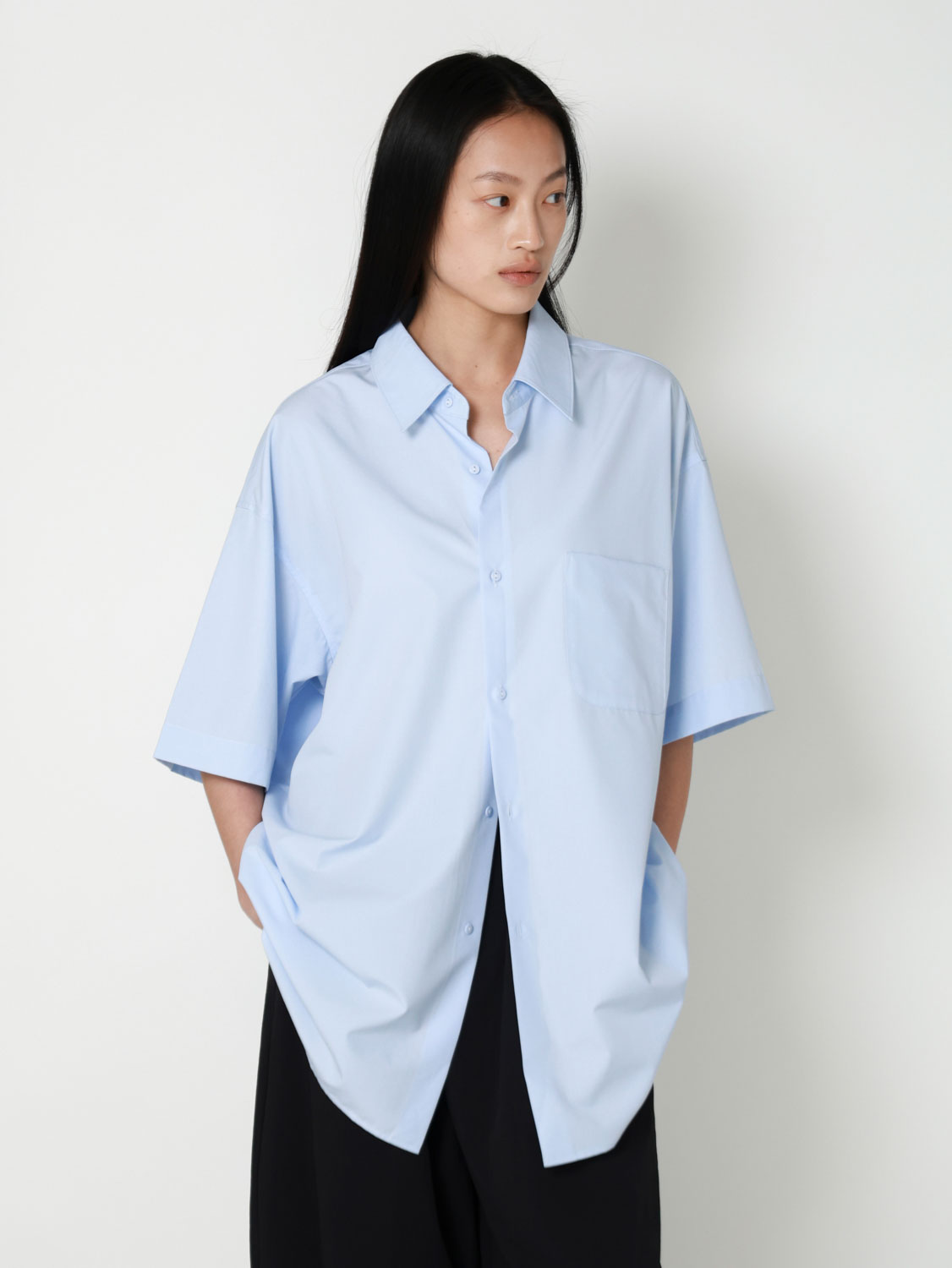 Gender Free Oversized Short Sleeve Shirt | Studio Doe