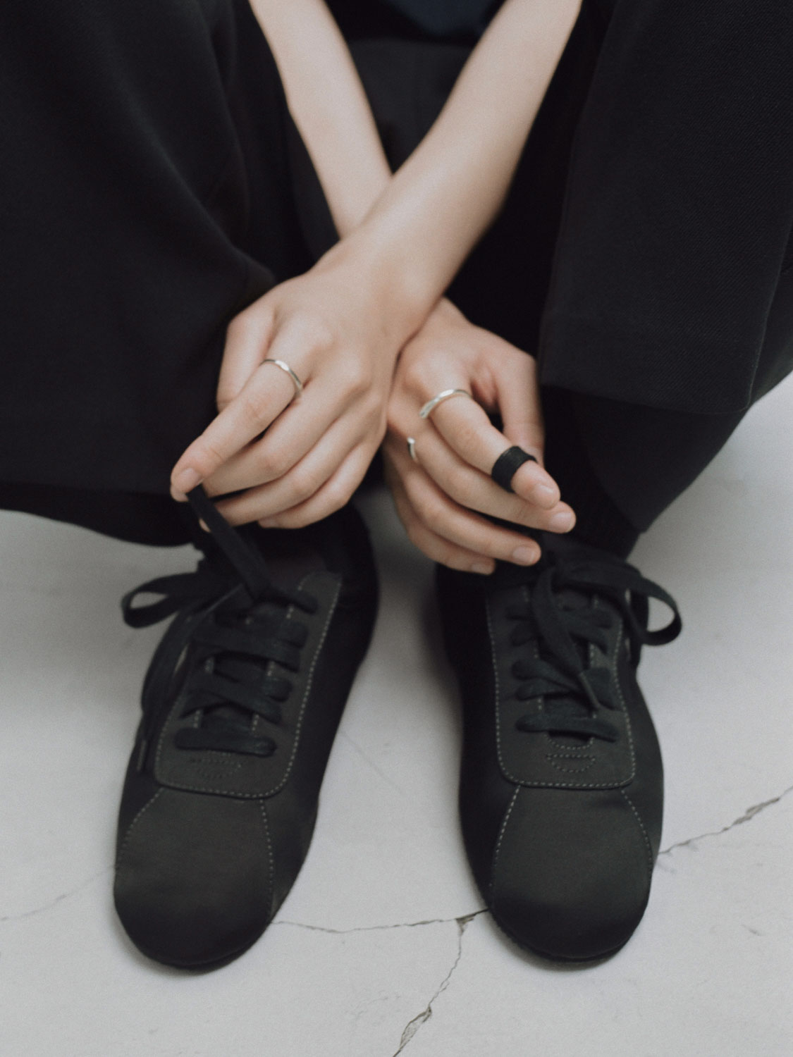Satin Vintage Loafers | Studio Doe