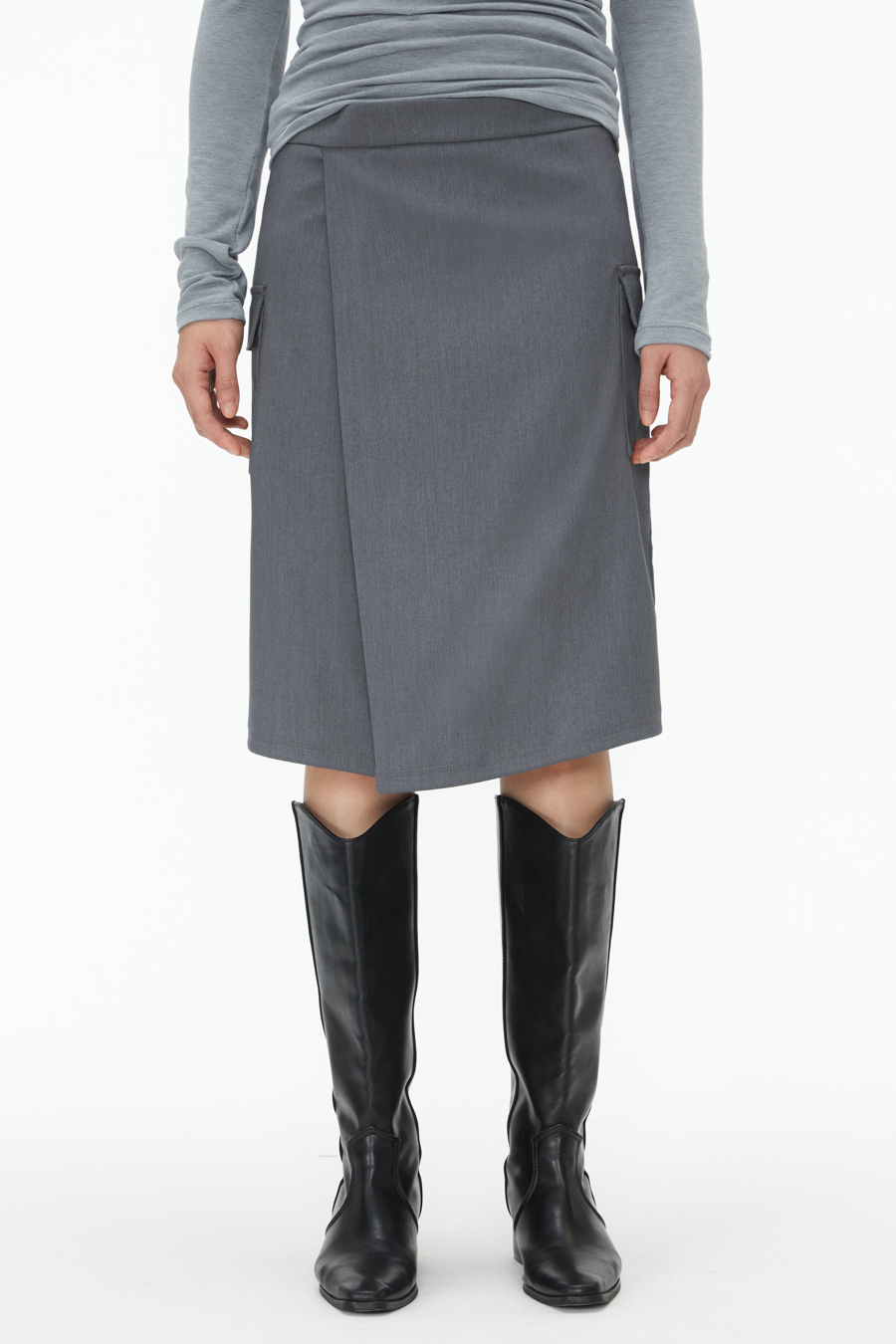 H*a様 S double knee fray skirt THEREDTHRE S double knee fray skirt