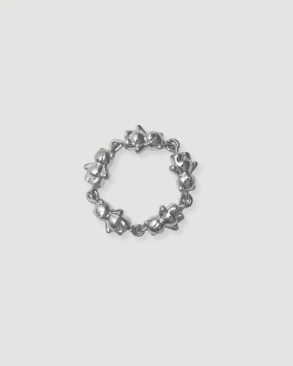 schnauzer chain ring (SS) | Studio Doe
