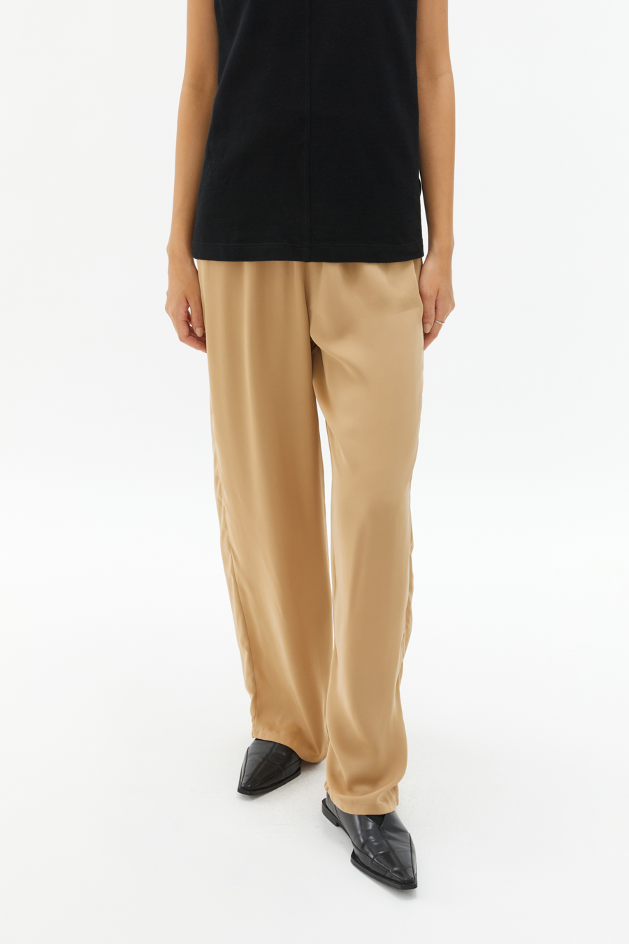 Matte Silk Trousers | Studio Doe