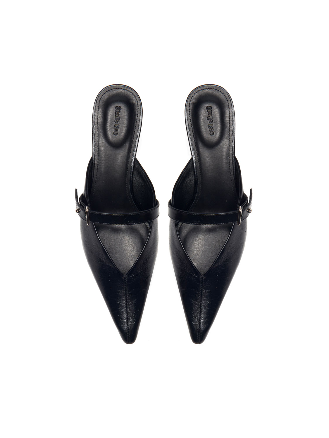 Studio Doe 2 ways Pointed Mules ブラック Studio Doe - 2 ways Pointed Mules | Studio Doe