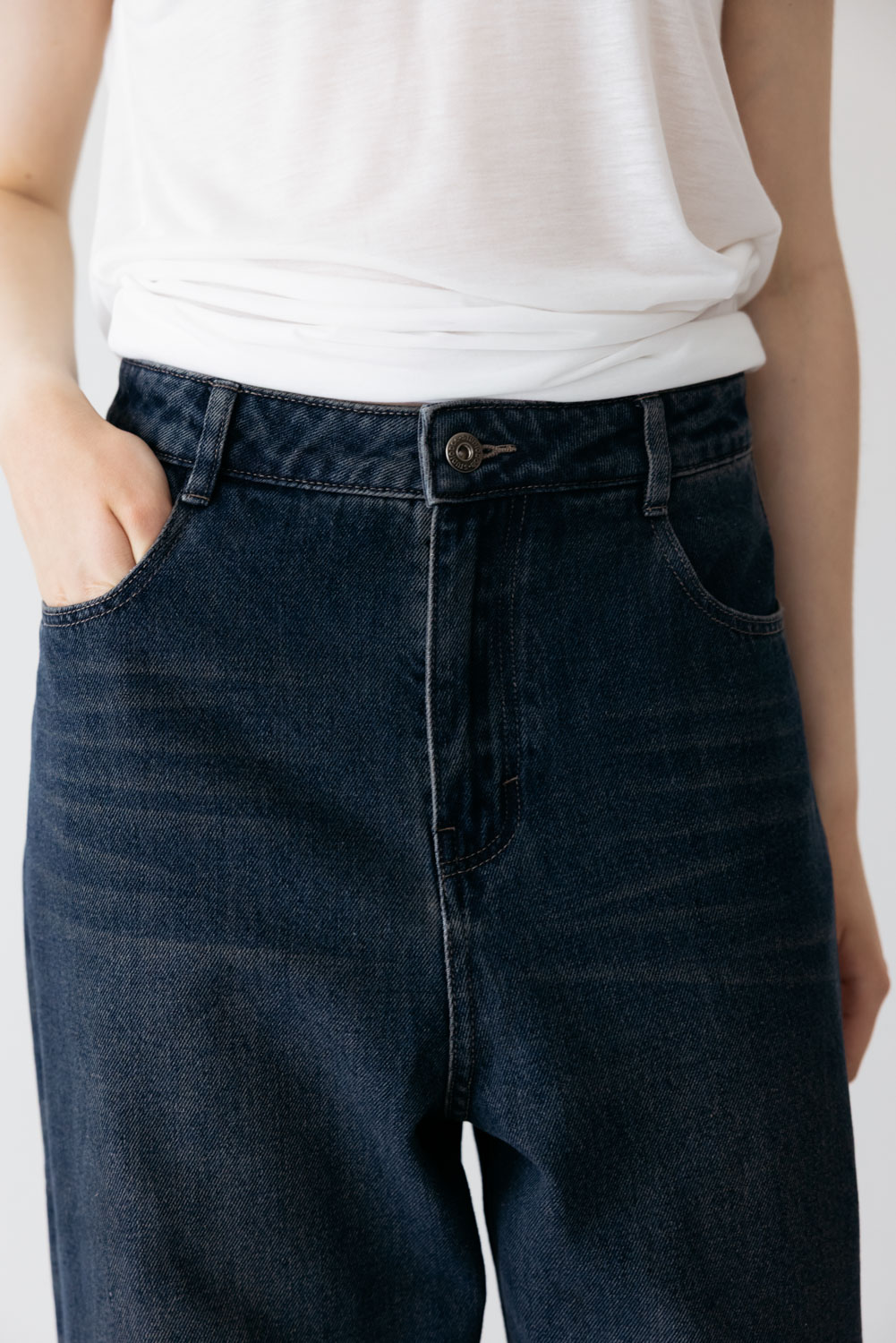 パンツ Studio Doe - Washed Baggy Jeans XS 洗舊低襠Baggy Jeans | Studio Doe