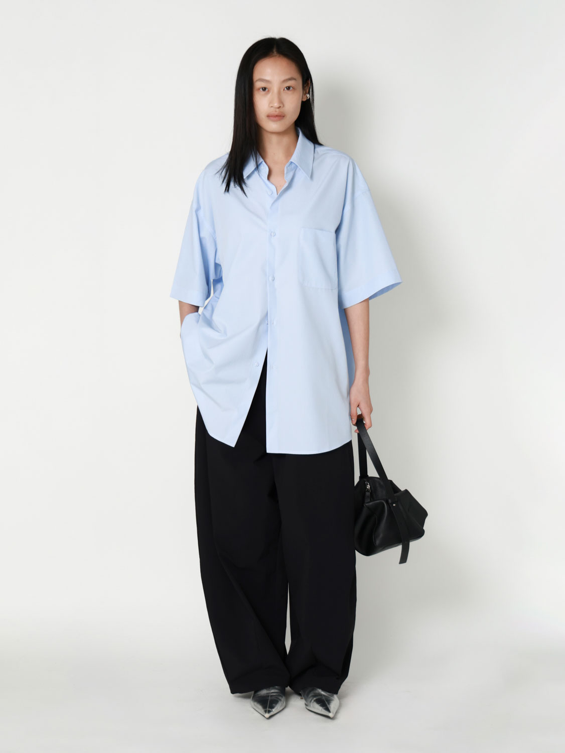 Gender Free Oversized Short Sleeve Shirt | Studio Doe