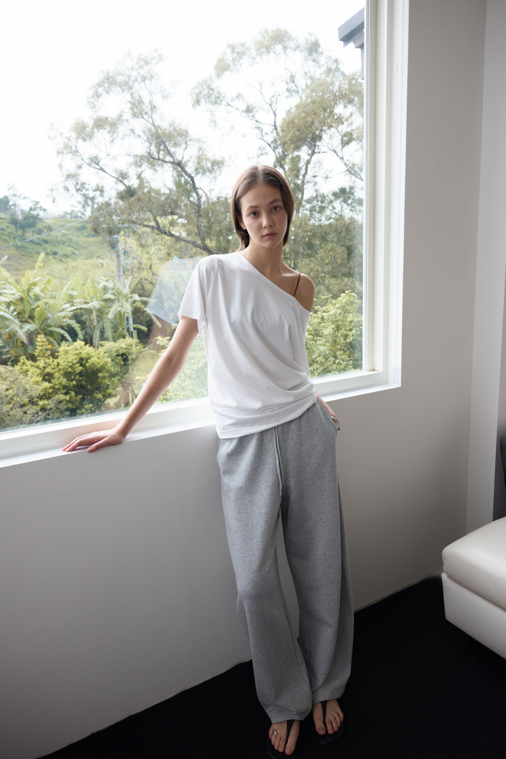 Cocoon Sweatpants with Folded Waist | Studio Doe