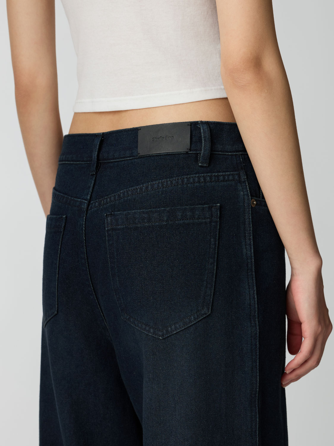 新品未使用Studio Doe Washed H-Shape Denim Studio Doe - Washed H-Shape Denim Pants | Studio Doe