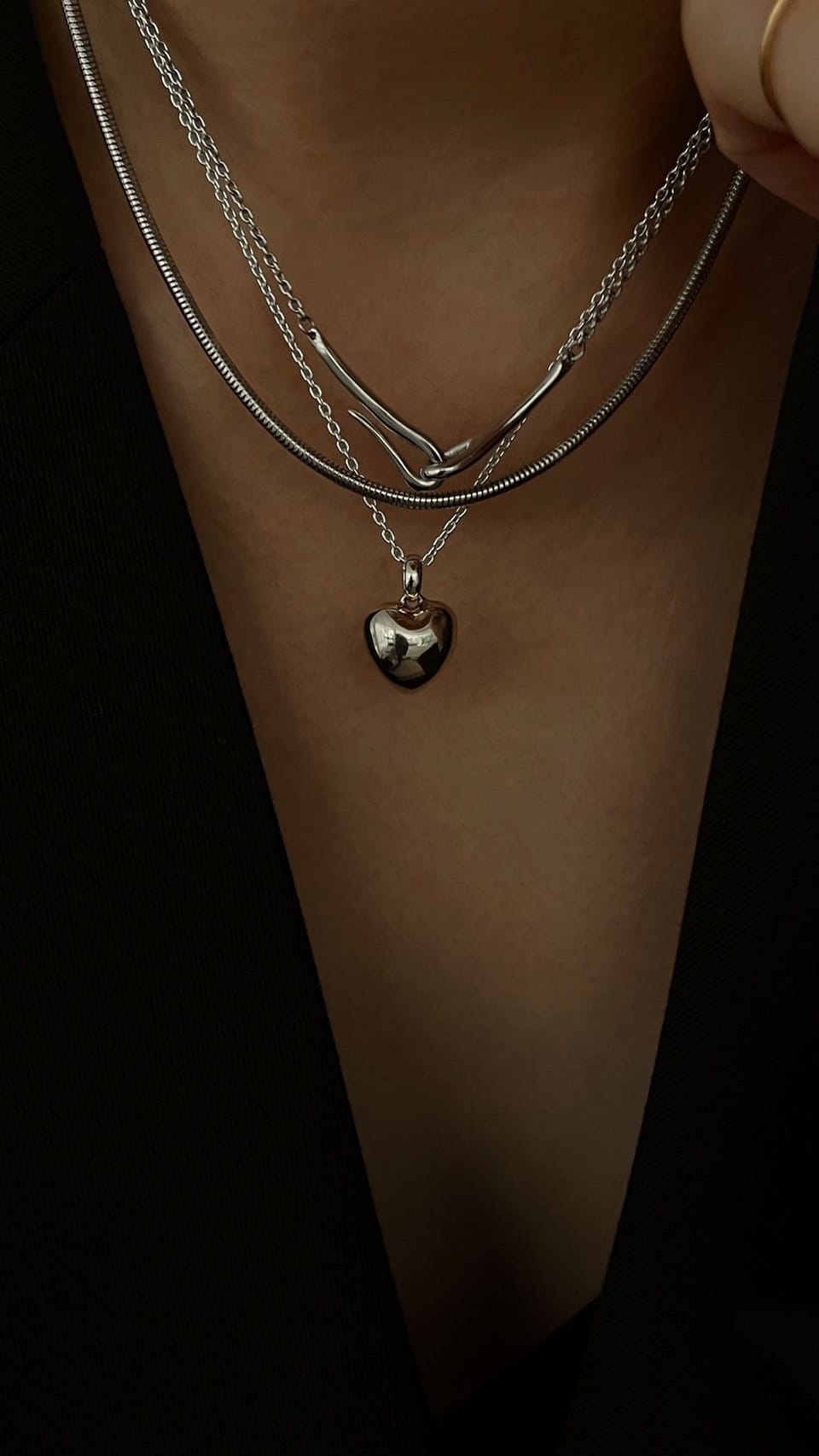 LORO - heart necklace 01 | Studio Doe
