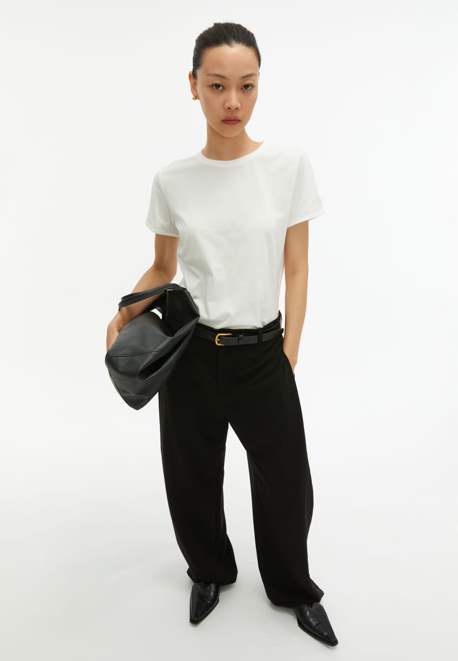 Three Tuckwide Pants | Studio Doe