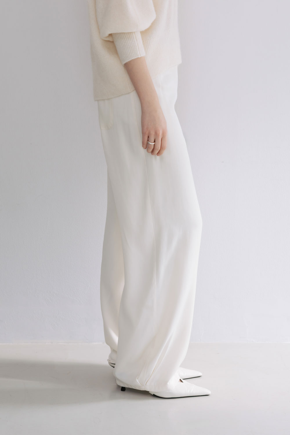 TODAYFUL×Studio Doe★Satin Easy Pants Matt Satin Easy Pants | Studio Doe
