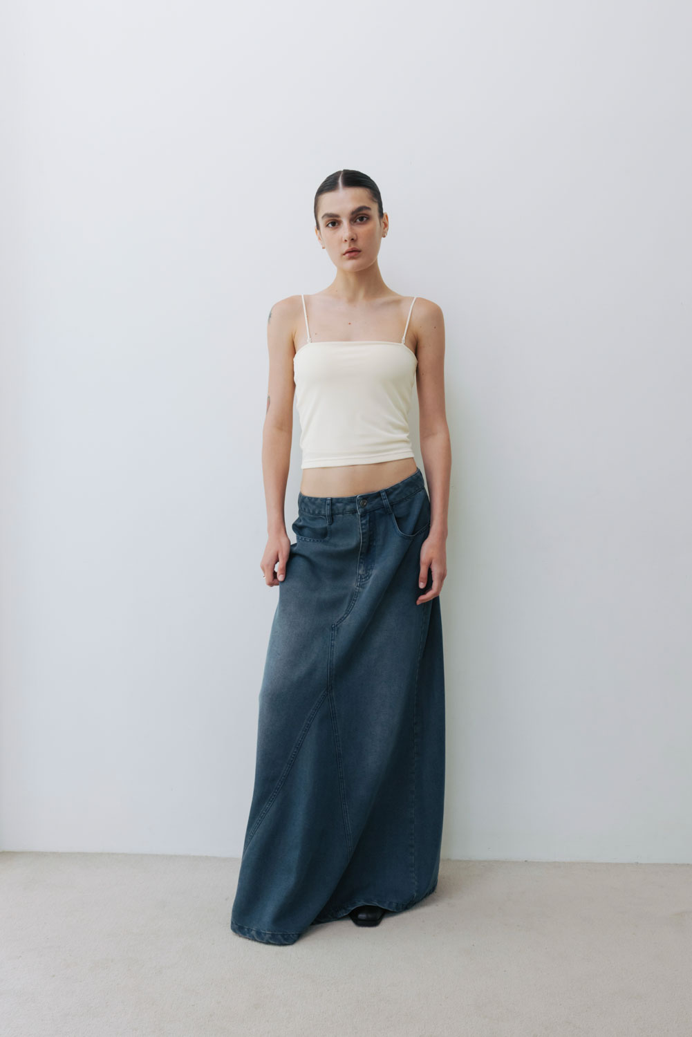 A-line Denim Skirt | Studio Doe