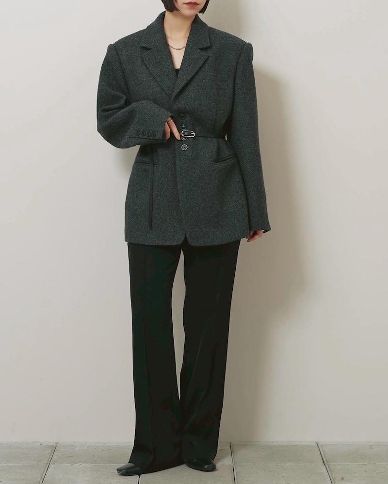 Wool100% Over Jacket | Studio Doe