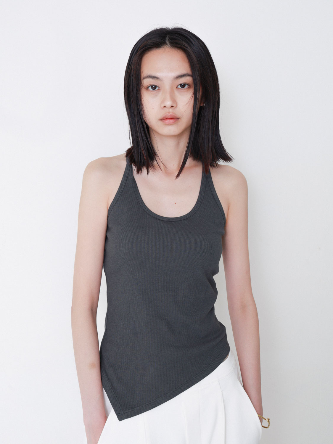 StudioDoe Sloping Neck ShoulderShape Top tシャツ Studio Doe