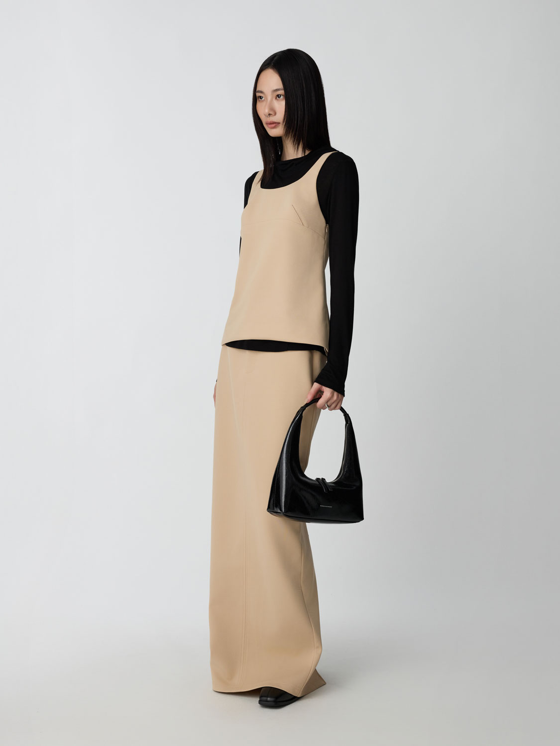 スカート Studio Doe Sleek fishtail dress 台湾発新作【STUDIO DOE】Sleek fishtail dress